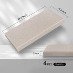 UMIACOUSTICS 4 PCS Acoustic Panels, 2“ Thick 23.6" x 11.8" Fiberglass Sound - Image 2