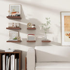 Square Floating Shelves for Wall 8"W x 8"D x 1.2"H, Small Engineered Wood Wall - Image 6