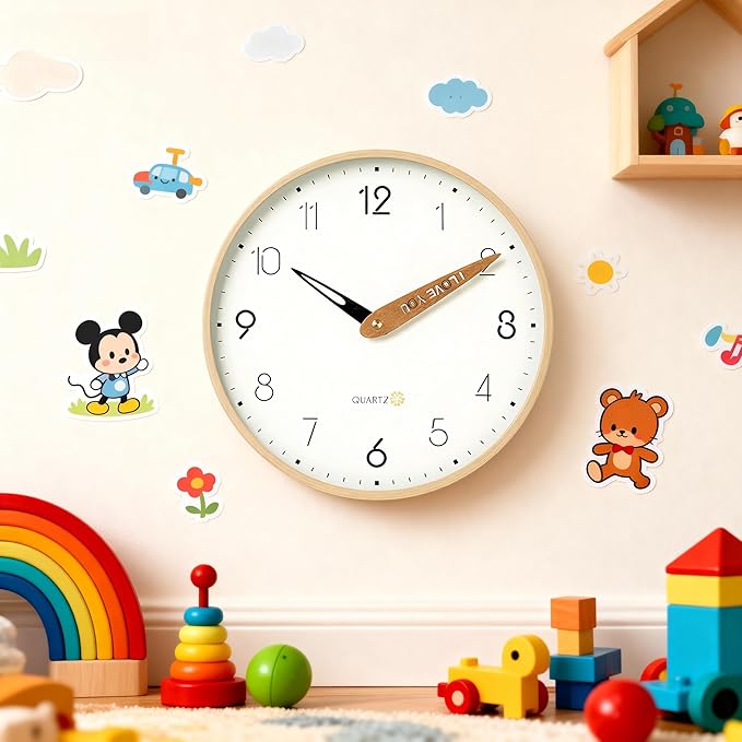 Topkey 12 Inch Silent Wall Clock - Image 4