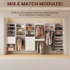 ROOMTEC Modular Closet System, Wooden Tower - Image 3