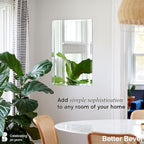 Better Bevel Frameless Square Mirror - Image 2