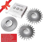 BONNYCO Wall Mirrors Pack of 3 Round Silver Mirrors - Image 7