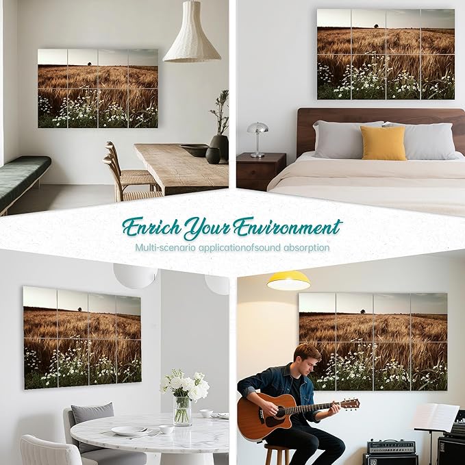 Mollywell Art Acoustic Panels, Sound Proofing, Wall Decoration, Suitable - Image 6