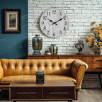 Wall Clock, Country Round Clocks Farmhous Wall Decorative - Image 5