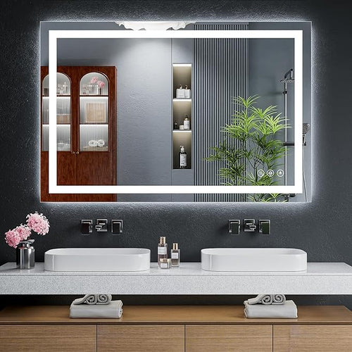 48" x 32" LED Bathroom Mirror by MYSUNORIA