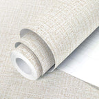Beige Wallpaper Grasscloth Peel and Stick Wallpaper Contact Paper by lenify