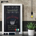 Better Office Products Magnetic Wall Chalkboard, X Large Size 20" x 30" - Image 2