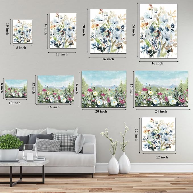 EOBTAIN Zen Stone Framed Wall Art 20x16 Inches Butterfly and Flower Spa - Image 9