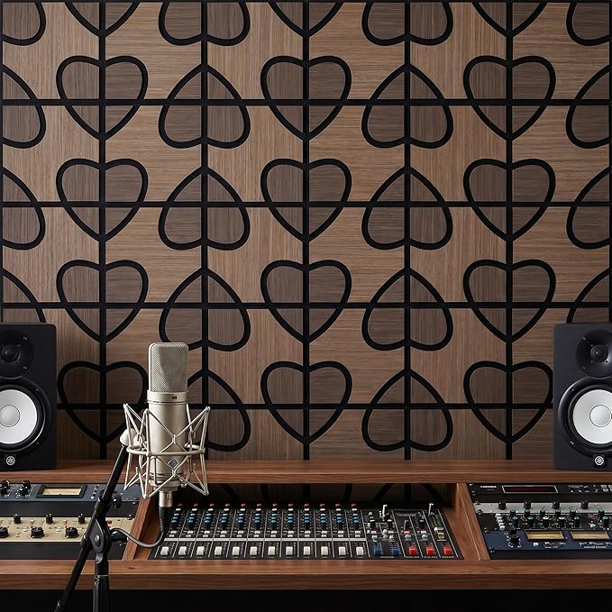 Acoustic Wood Slat Panels, 3D Fluted Wood Panel Sound Absorbing Panel - Image 7