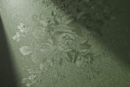 Green Flower Wallpaper Stick and Peel 17.7inch x 196.8inch Embossed Floral by lenify
