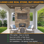 ROOMTEC 1-Pack Faux Stone Wall Covering Panels - Image 5
