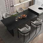 Abyssaly Black Wood Wallpaper 15.7 Inch X 118 Inch Peel and Stick Paper - Image 3