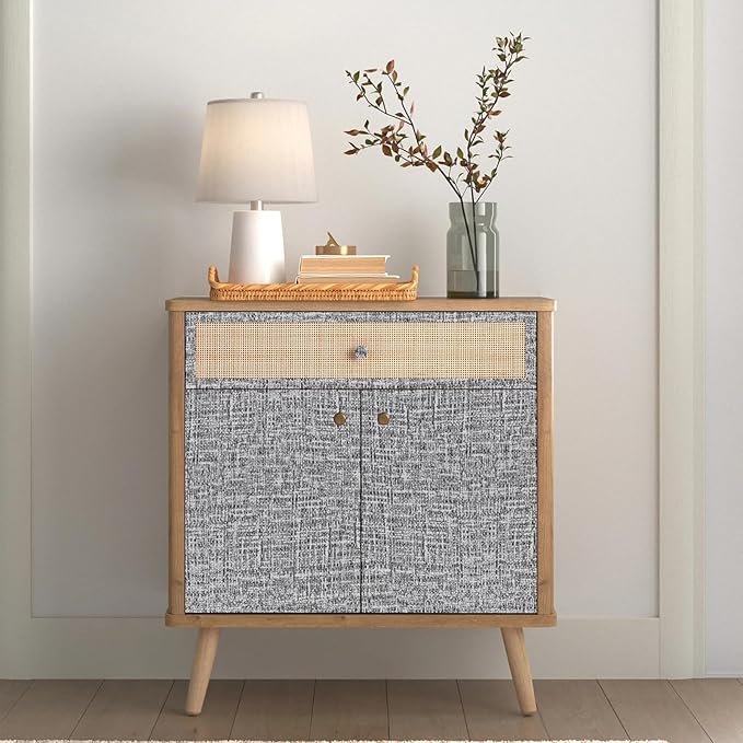 Yancorp 24"x120" Textured Fabric Wallpaper Faux Grasscloth Peel and Stick - Image 6