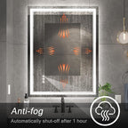 Ratsamee 30x36 Inch Led Mirror for Bathroom - Image 6
