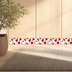 IVN Red Rose Black Butterfly Peel and Stick Wallpaper Border 4 x 196 Inch Self - Image 2