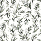 Livebor Green Leaf Peel and Stick Wallpaper Olive Leaf Contact Paper 17.7inch x - Image 9