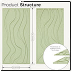 BUBOS 4 Pack Large Acoustic Panels, Total-Size 47.2 x 23.6 Inches Soundproof - Image 2