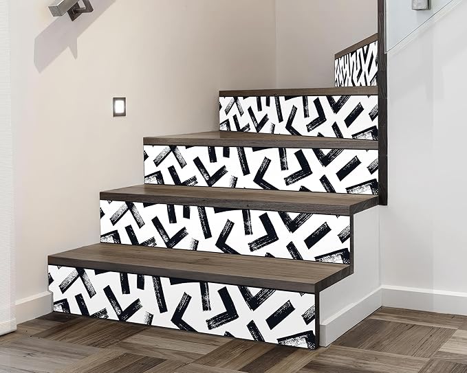 FLFK Black and White Design Wallpaper Border - Image 3