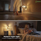 L LOHAS LED Night Light, 2 Pack Night Lights Plug into Wall, 3000K Soft White - Image 6