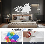 Giantex 40 Pack 3D Wall Panels, Lightweight Waterproof, DIY Cut & Paint - Image 7