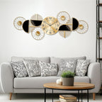Large Wall Clock, Modern Silent Non-Ticking Metal Wall Art Wall Clocks Battery - Image 4