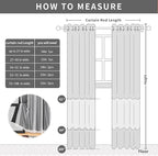 XiDi Blackout Curtains for Bedroom, Bedroom Drapes for Kids, Unicorn Curtains - Image 6