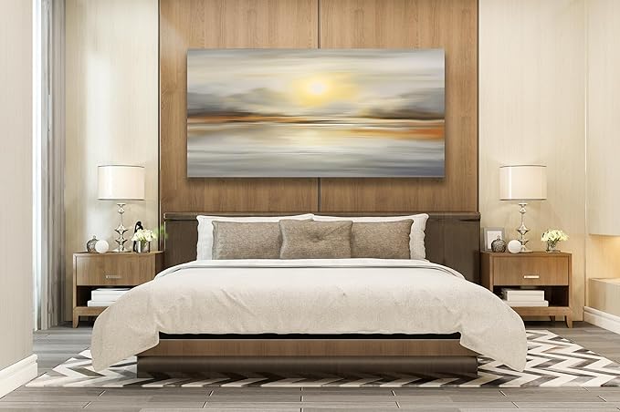 VHMING Abstract Wall Art Seascape Canvas Printing Abstract Art Wall Decor - Image 5