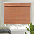 Letau No Drill No Tools Cordless Wood Window Shades Blinds, Bamboo Light by LETAU