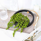 Floweroyal 2pcs Artificial Succulents Hanging Plants 12.2'' Fake String of - Image 8