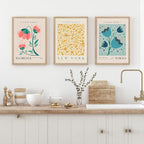AnyDesign 9 Pcs Flower Market Decoration Matisse Wall Art Prints Floral Art - Image 6