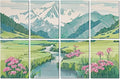 Art Acoustic Panels Tiles Decorative Room Sound Proof Foam Absorbing Panels by FurnoFlex