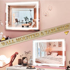ROLOVE 23"x 18" Pink Vanity Mirror - Image 6