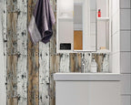 FLFK Wood Wallpaper Peel and Stick Removable Rustic Wallpaper 16" x 384" Vinyl - Image 5