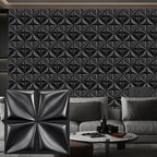 Heikki 30 Pack 3D Wall Panel for Interior Wall Décor, PVC Flower Textured Wall by YourBestChoices