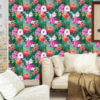BOKEBEVE Green Bright Wallpaper Peel and Stick Colorful Contact Paper - Image 2