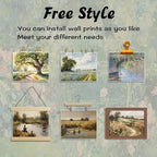 SEHSUVC Vintage Country Classic Oil Wall Art Set of 9, Flowers Tree Farmhouse - Image 5
