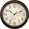 KECYET 14 Inch Wall Clocks Battery Operated Silent Non-Ticking Analog Wall by KECYETWALLCLOCK