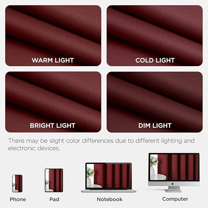 Joydeco Blackout Door Curtain for Doorway Privacy 80 Inches Long, Grommet - Image 8