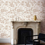 JiffDiff Vintage Peel and Stick Wall Stick，Champagne Wallpaper Rose Removable - Image 4