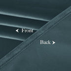 NICETOWN Greyish Blue Velvet Curtains and Drapes, Thermal Insulated Soft Window - Image 8