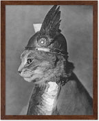 Poster Master Vintage Armored Cat by PosterMaster
