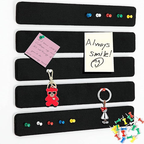 5 Pack Felt Pin Board Bar Strips Bulletin Board by SayHellotoGoodLife