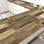 WESTICK Brown Wood Counter Top Peel and Stick Waterproof Wood Contact Paper - Image 4