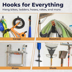 28 Pack Steel Heavy Duty Garage Hooks Storage Hooks - Image 3