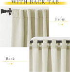 NICETOWN Room Darkening Living Room Curtains 96 inches Long, Pinch Pleated - Image 9