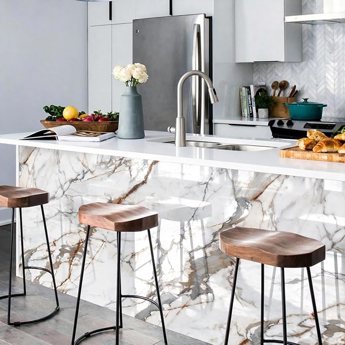 Marble Peel and Stick Waterproof Wall Paneling, Covers 38.75 Sq. Ft. - Image 6