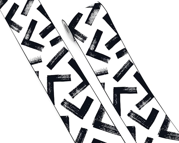 FLFK Black and White Design Wallpaper Border by FLFK