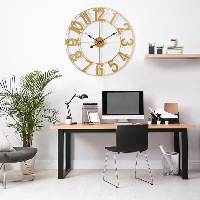 Sorbus Large Wall Clock for Living Room Decor - Image 5