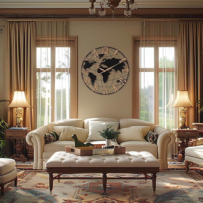 30 Inch Extra Giant Large Wall Clock Oversized, Living Room, Dining Room Decor - Image 3