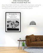 iHery Premium Natural Black OAK Wood 12x16in Everything You Can Imagine Is Real - Image 4